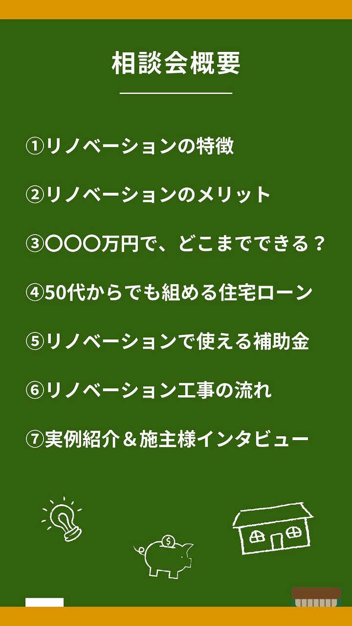 リノベーション相談会概要