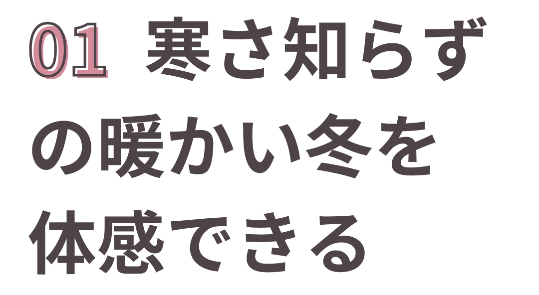 寒さ知らずの暖かい冬を体感できる