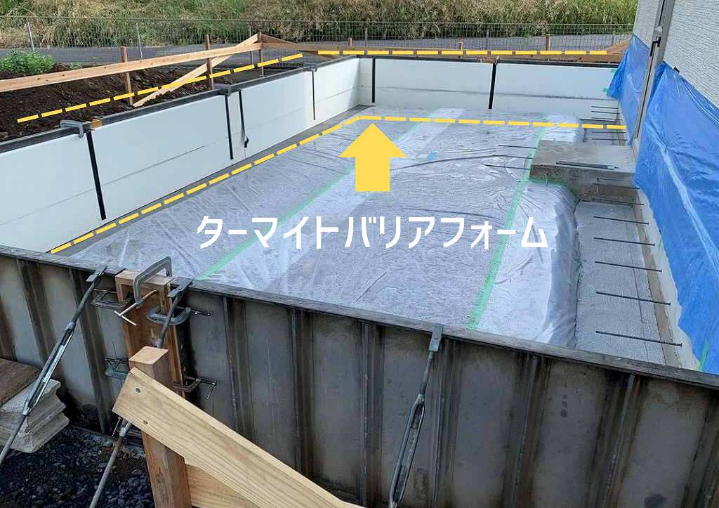 足利市の増築工事　基礎断熱の写真